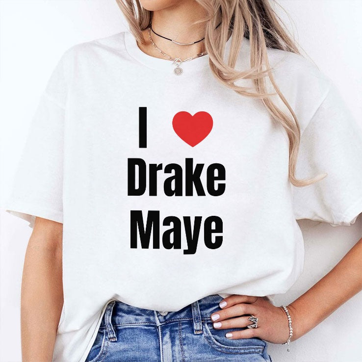 I Love Drake Maye T Shirt