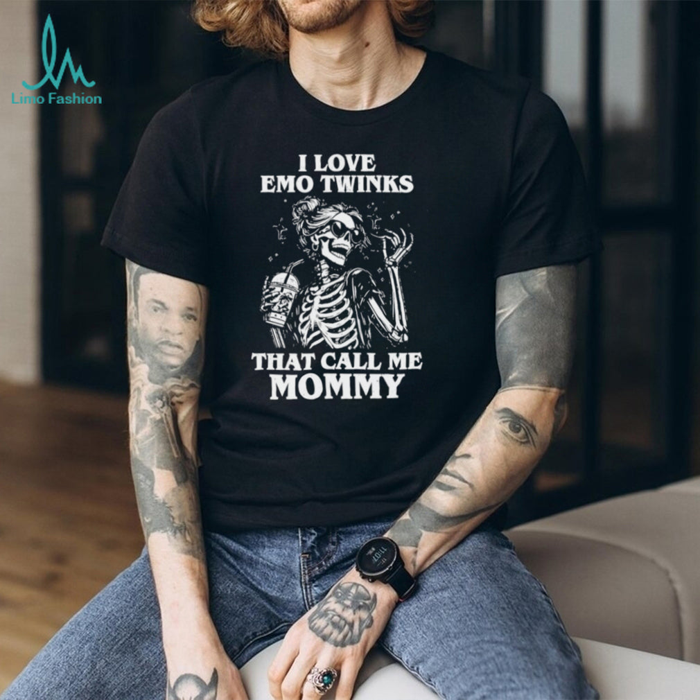 I Love Emo Twinks That Call Me Mommy Skeleton Sunglasses T Shirt