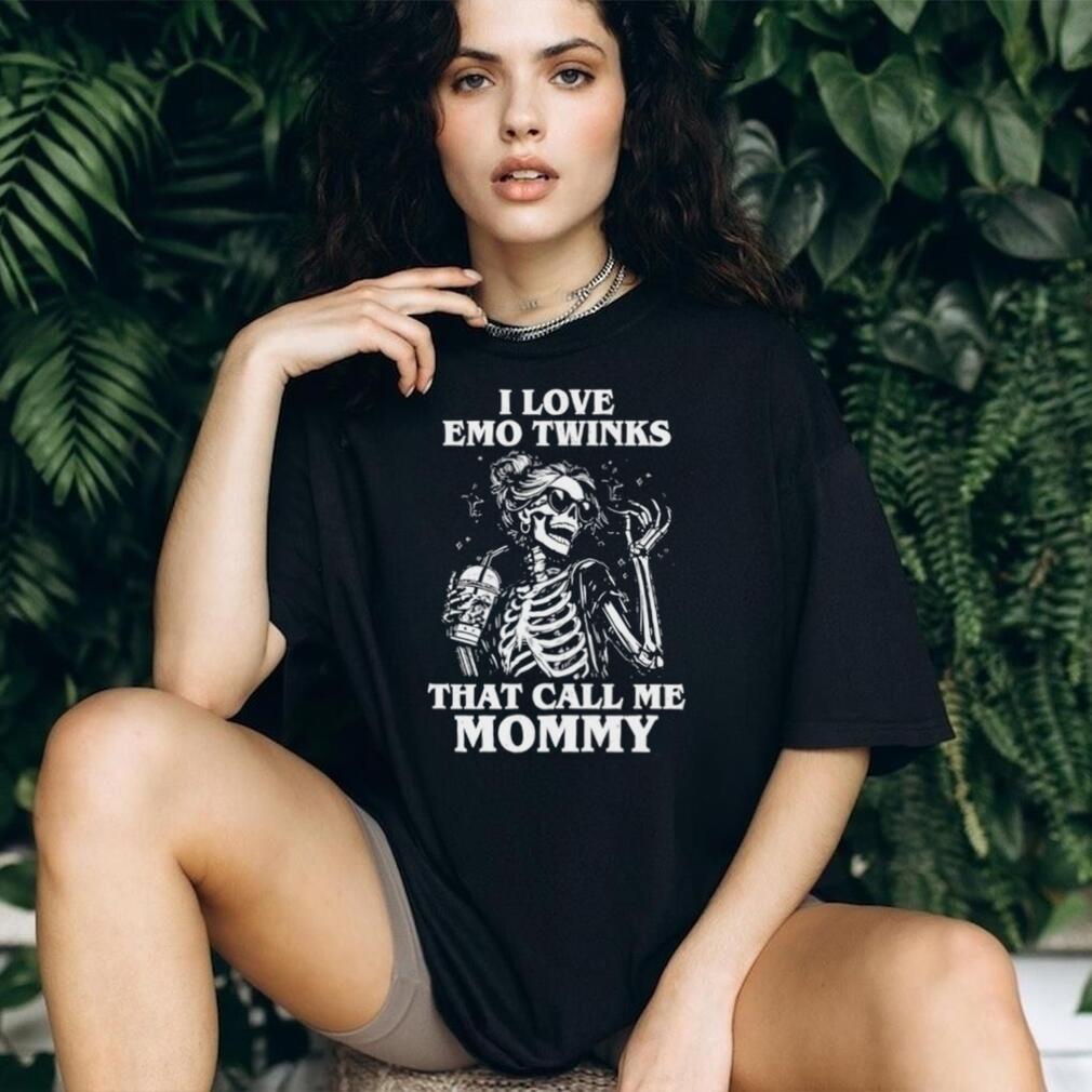 I Love Emo Twinks That Call Me Mommy Skeleton Sunglasses T Shirt