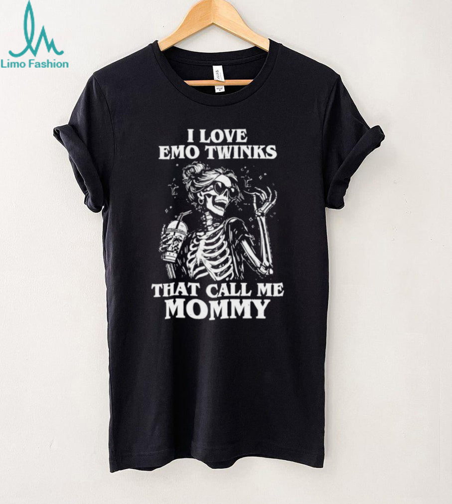 I Love Emo Twinks That Call Me Mommy Skeleton Sunglasses T Shirt