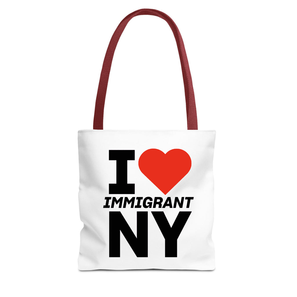 I Love Immigrant NY Tote Bag