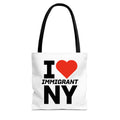 I Love Immigrant NY Tote Bag