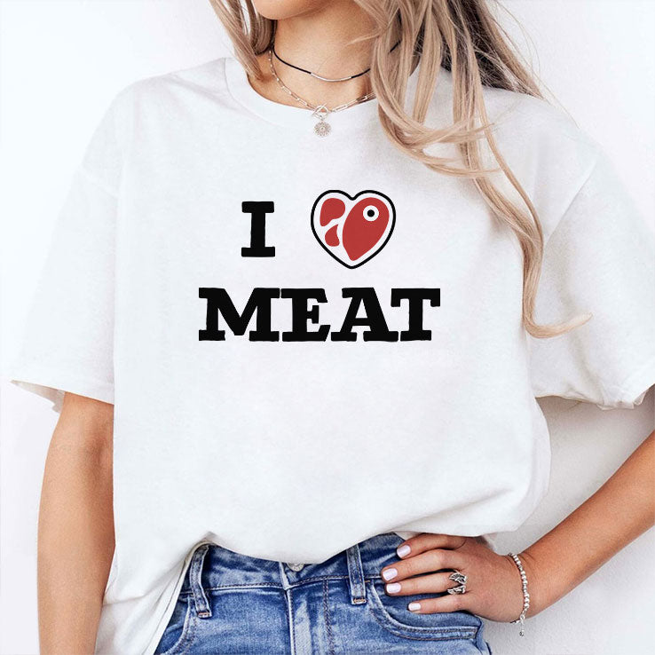 I Love Meat T Shirt