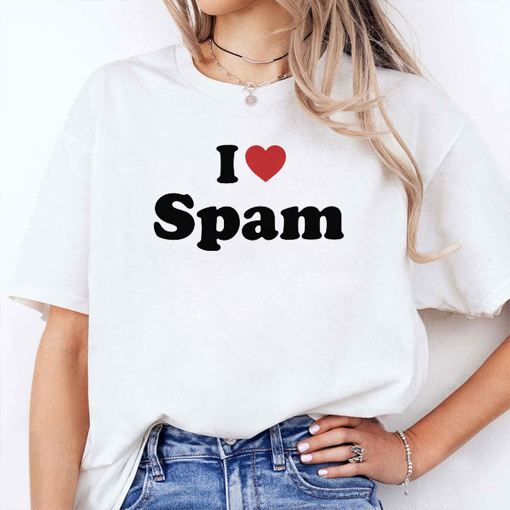 I Love Spam Funny Humor T Shirt