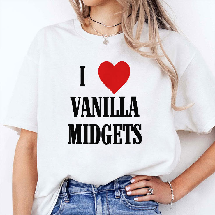 I Love Vanilla Midgets T Shirt