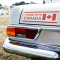 I Stand With Canada Car Bumper Magnet