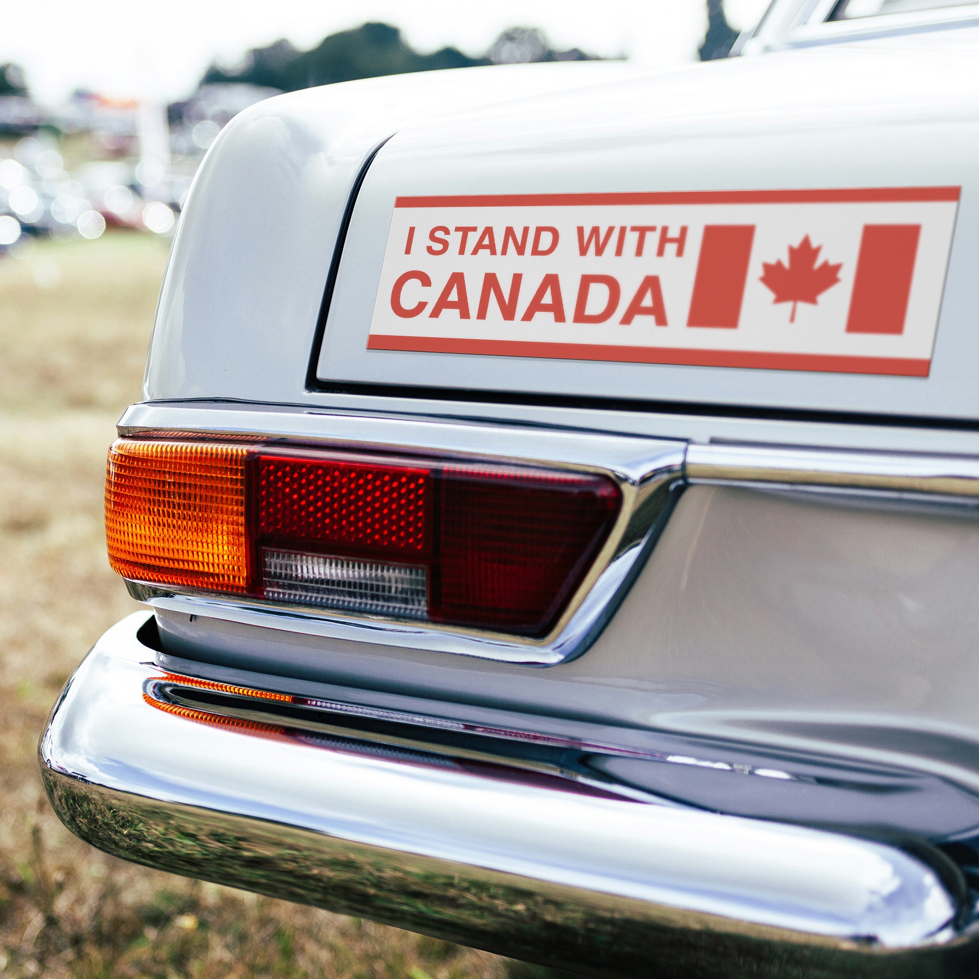 I Stand With Canada Car Bumper Magnet