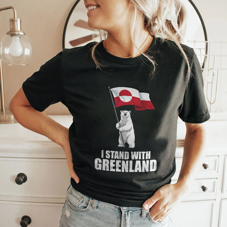 I Stand With Greenland T Shirt