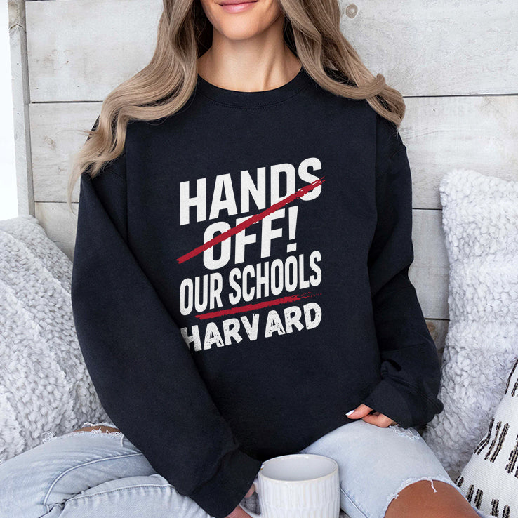 I Stand With Harvard Hands Off Anti Trump T Shirt