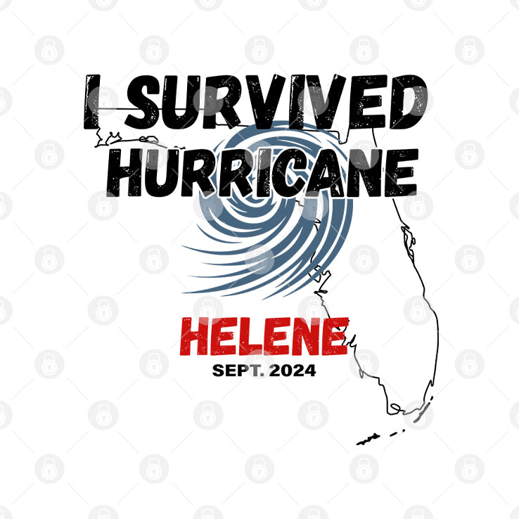 I Survived Hurricane Helene Florida Sept 2024 T Shirt