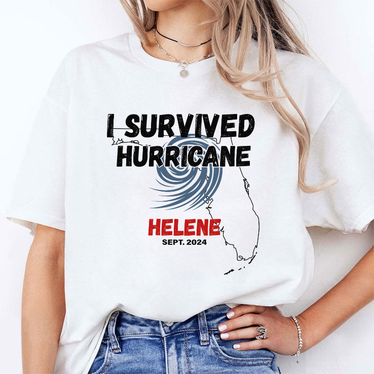 I Survived Hurricane Helene Florida Sept 2024 T Shirt