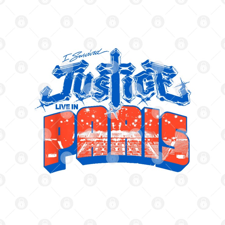 I Survived Justice Live In Paris T Shirt