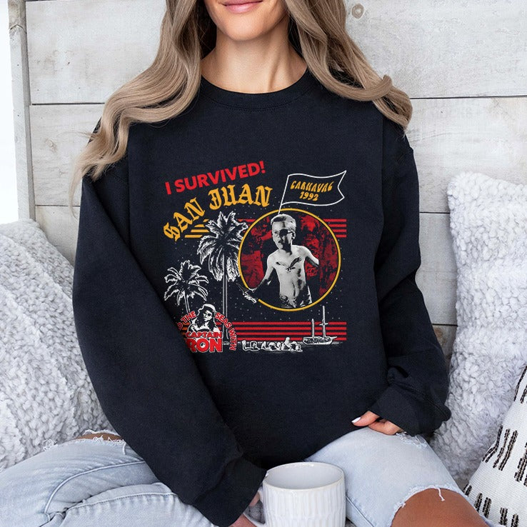I Survived San Juan Carnaval Captain Ron Shirt