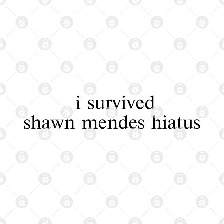 I Survived Shawn Mendes Hiatus Shirt