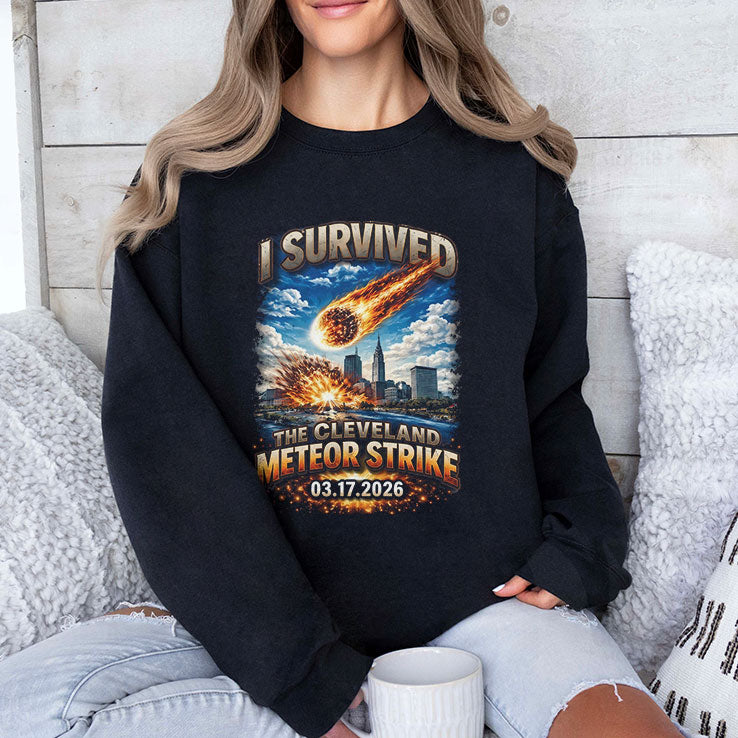 I Survived The Cleveland Meteor Strike 03 17 2026 Shirt