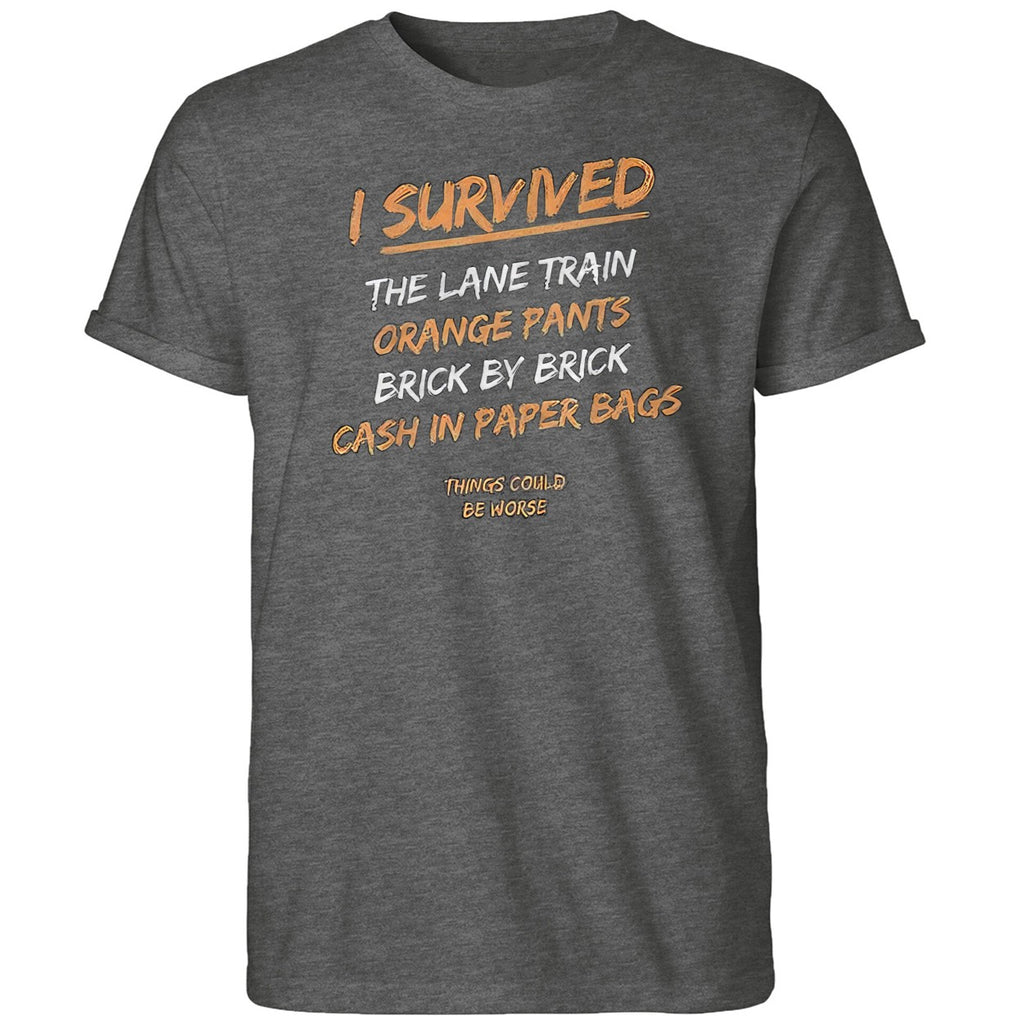 I Survived The Lane Train Orange Pants Brick 2026 Shirt