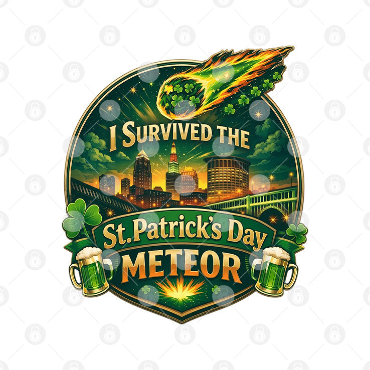 I Survived The St. Patrick’s Day Meteor 2026 Shirt