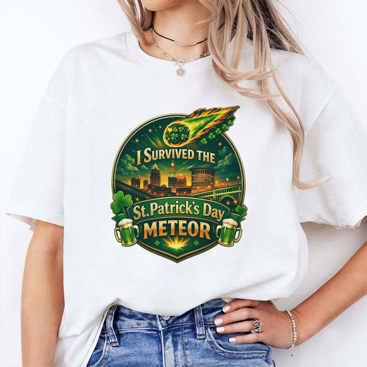 I Survived The St. Patrick’s Day Meteor 2026 Shirt