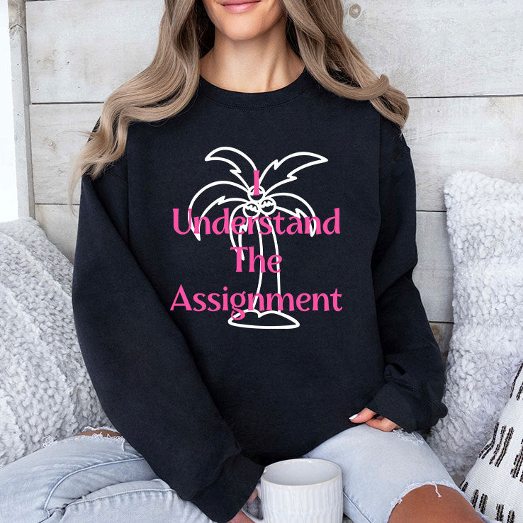 I Understand The Assignment Kamala Harris Coconut Tree Shirt