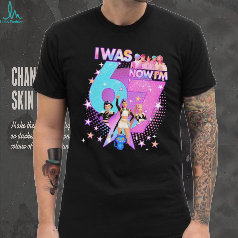 I Was 6 Now I’m 7 K Pop Style Birthday Girl Pop Star Graphic T Shirt