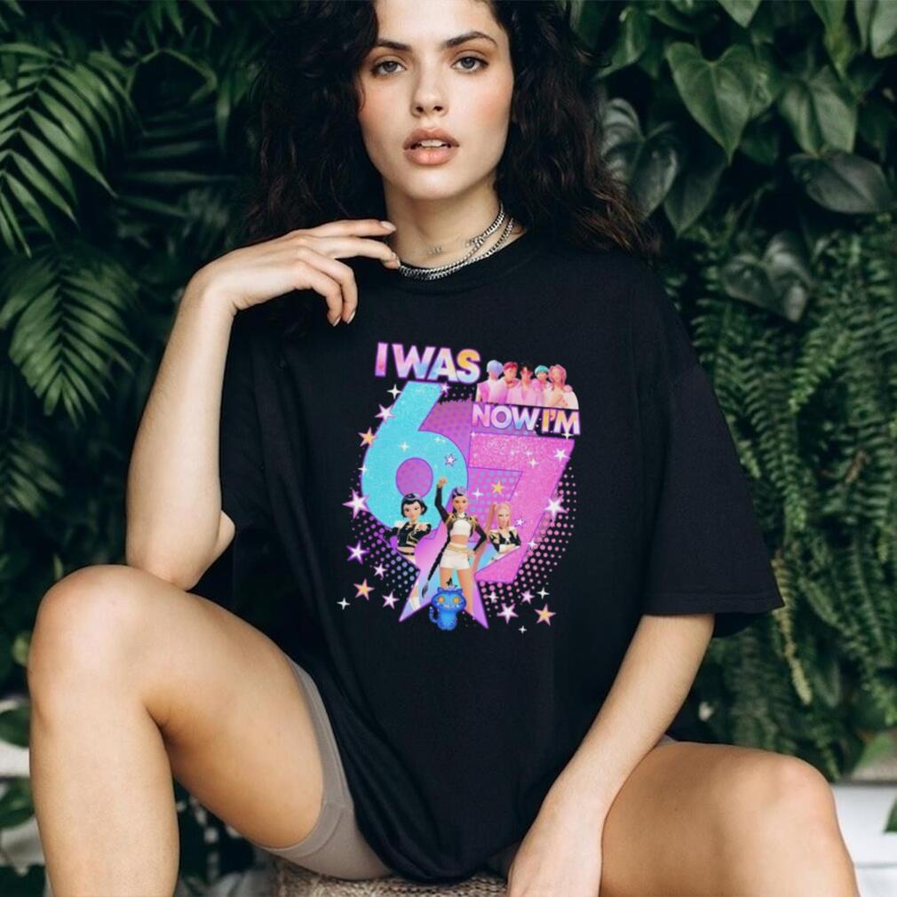 I Was 6 Now I’m 7 K Pop Style Birthday Girl Pop Star Graphic T Shirt