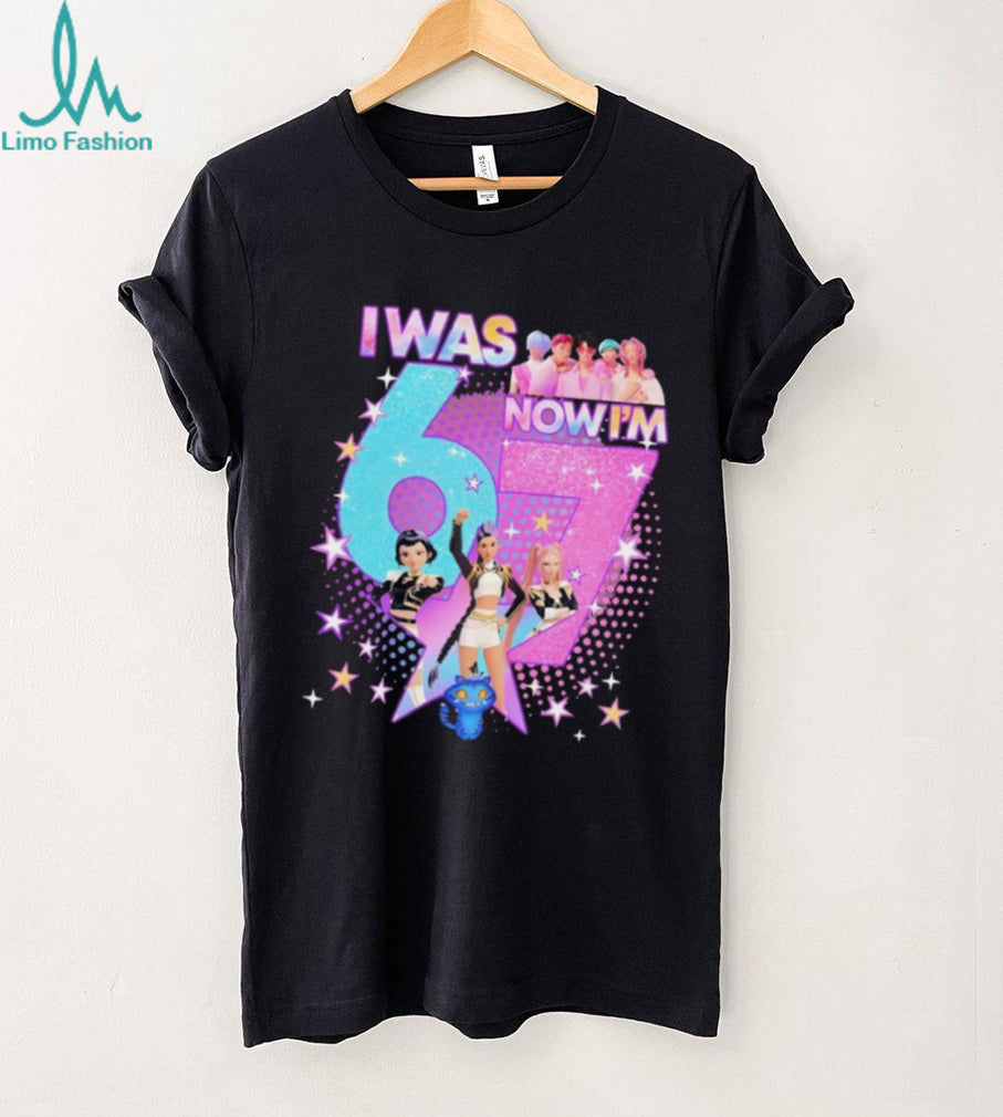 I Was 6 Now I’m 7 K Pop Style Birthday Girl Pop Star Graphic T Shirt