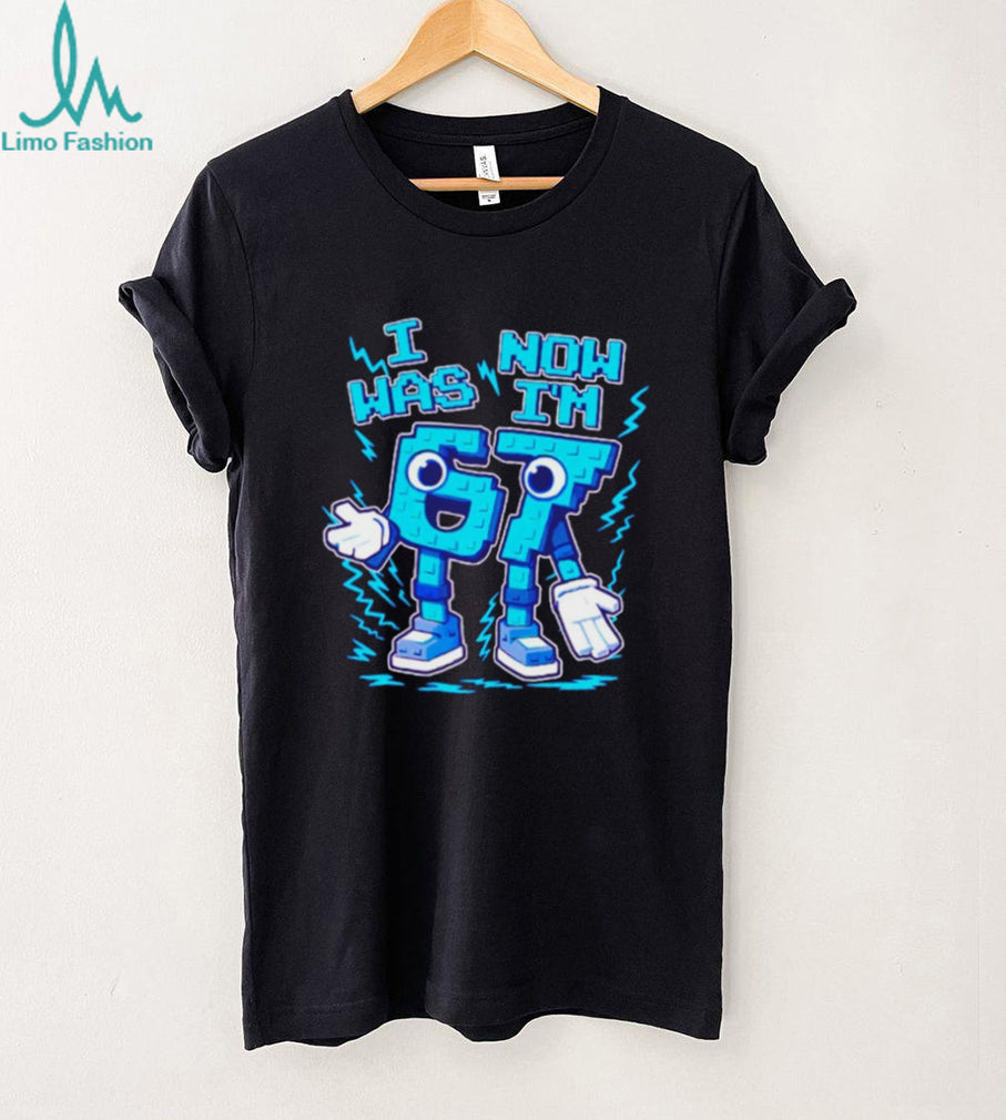 I Was 6 Now I’m 7 Pixel Style Kids Birthday T Shirt