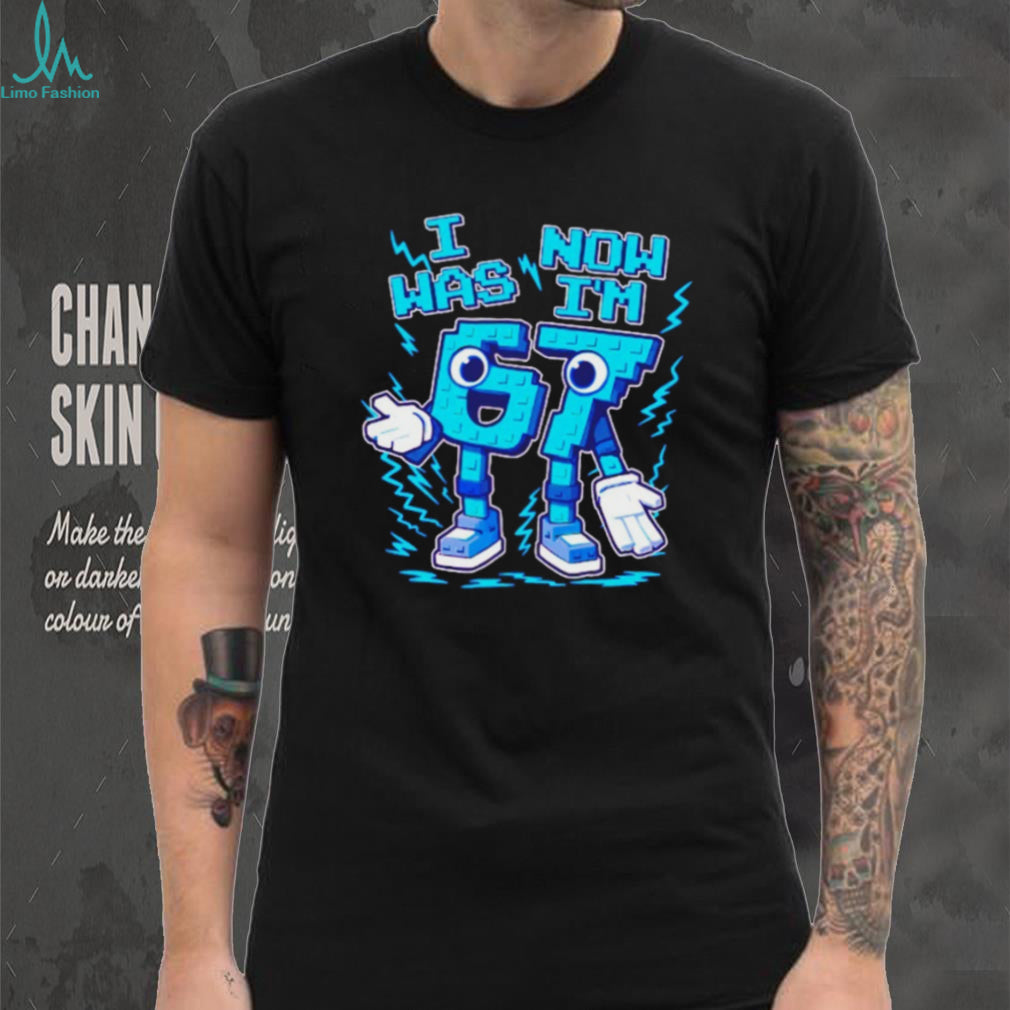 I Was 6 Now I’m 7 Pixel Style Kids Birthday T Shirt
