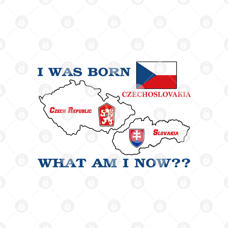 I Was Born Czechoslovakia What Am I Now T Shirt