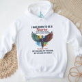 I Was Born To Be A Nurse Caduceus Wings Rainbow Medical T Shirt
