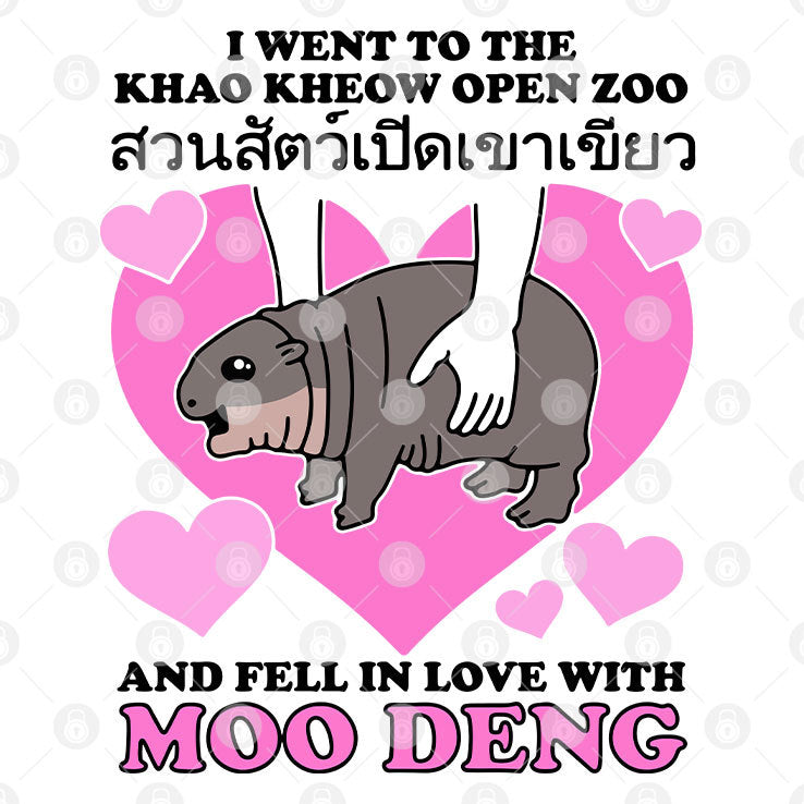 I Went To the Khao Kheow Open Zoo And Fell In Love With Moo Deng Shirt