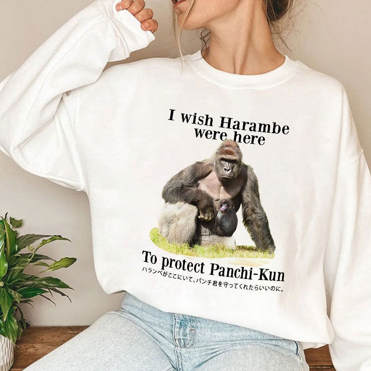 I Wish Harambe Were Here To Protect Panchi-Kun Shirt