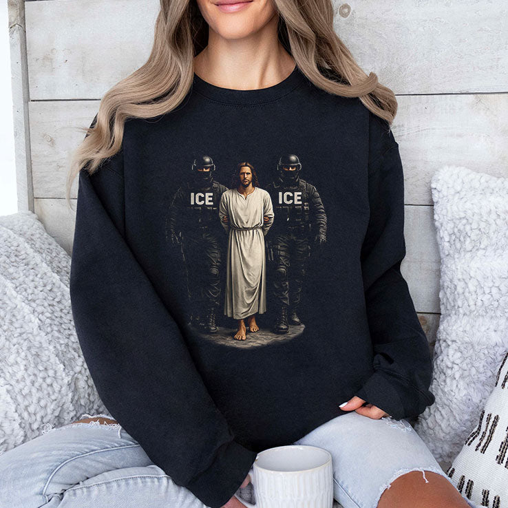 ICE Arresting Jesus T Shirt