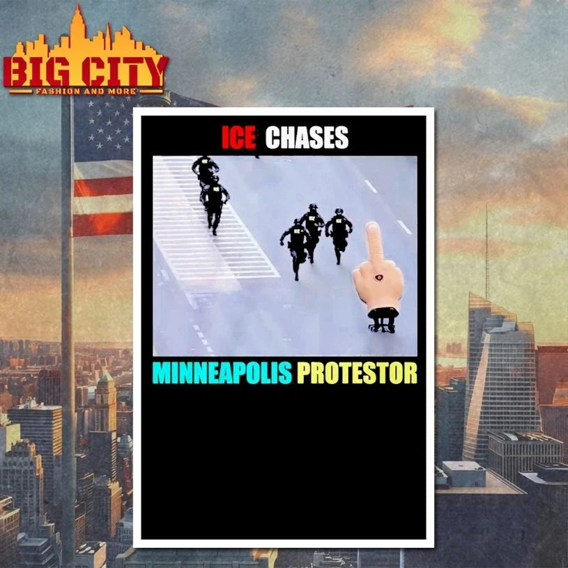 ICE Chases Minneapolis Protestor t-shirt
