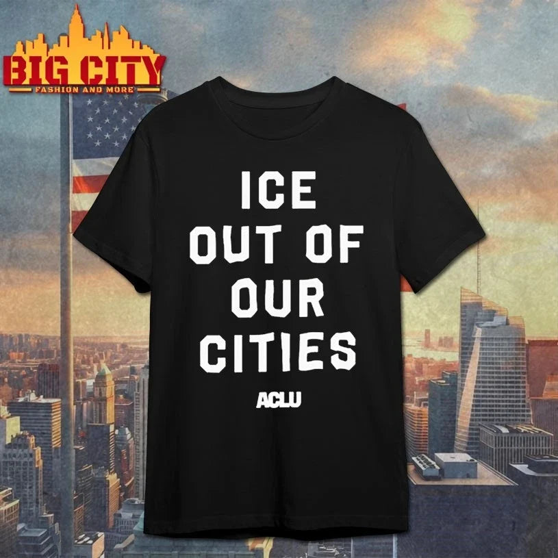 ICE Out of Our Cities ACLU T-Shirt