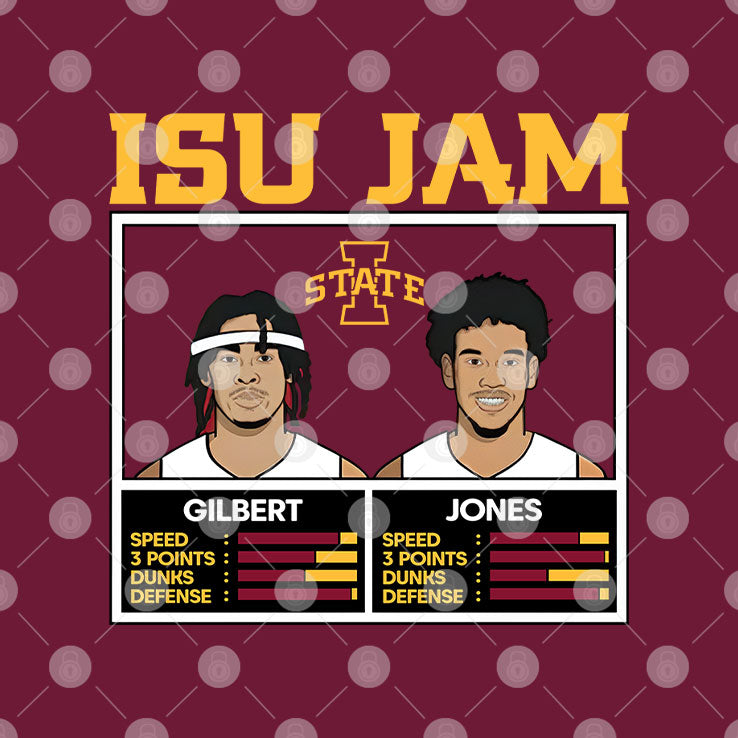 ISU Jam Keshon Gilbert And Curtis Jones Iowa State Cyclones Shirt