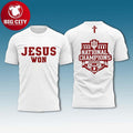 IU Jesus Won National Champions Two Sided Shirt