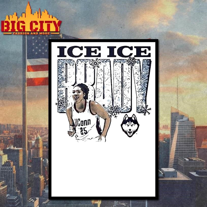 Ice Brady Uconn Huskies Ice Ice Brady Shirt