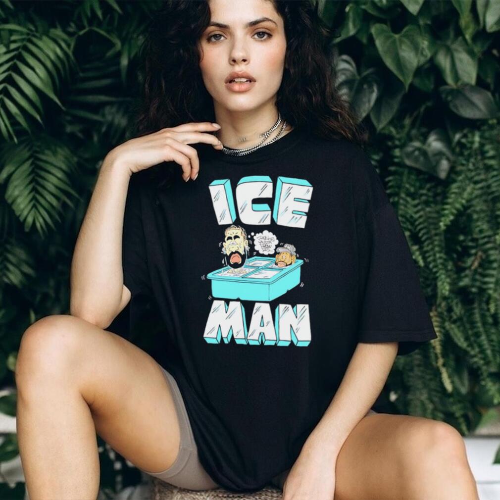 Ice Man Cold Plunge Tub Cartoon Fitness T Shirt