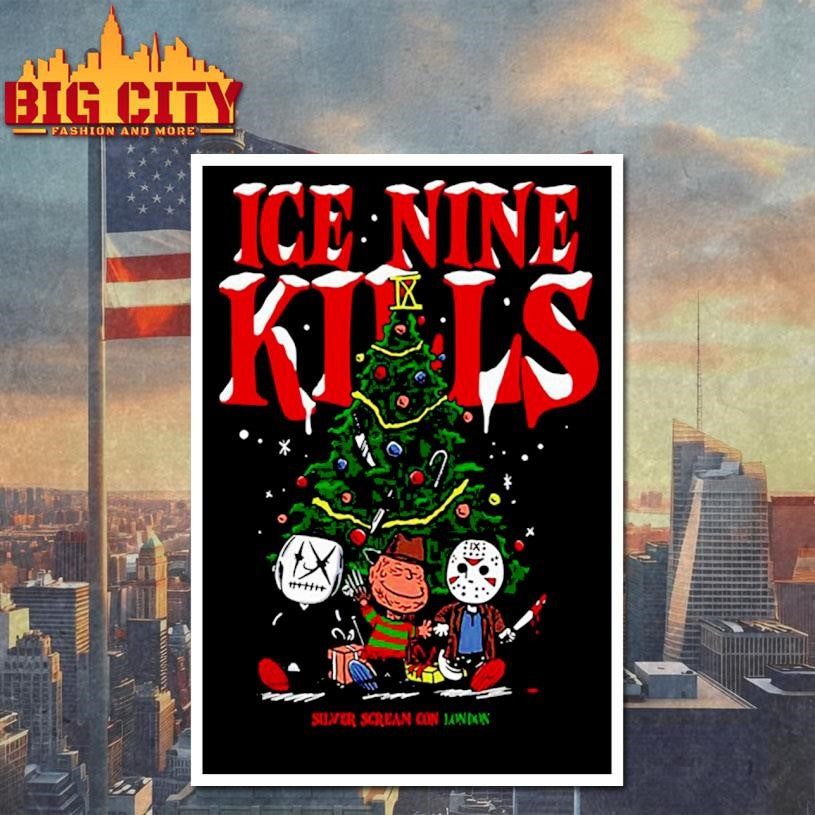 Ice Nine Kills Silver Scream Con London Villains Shirt