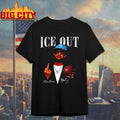 Ice Out Bad Bunny Middle Finger Football T-Shirt