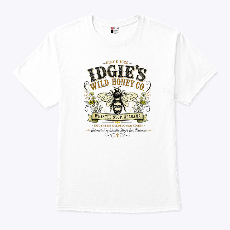 Idgie’s Wild Honey Co Southern Wildflower Honey Whistle Stop Alabama T Shirt