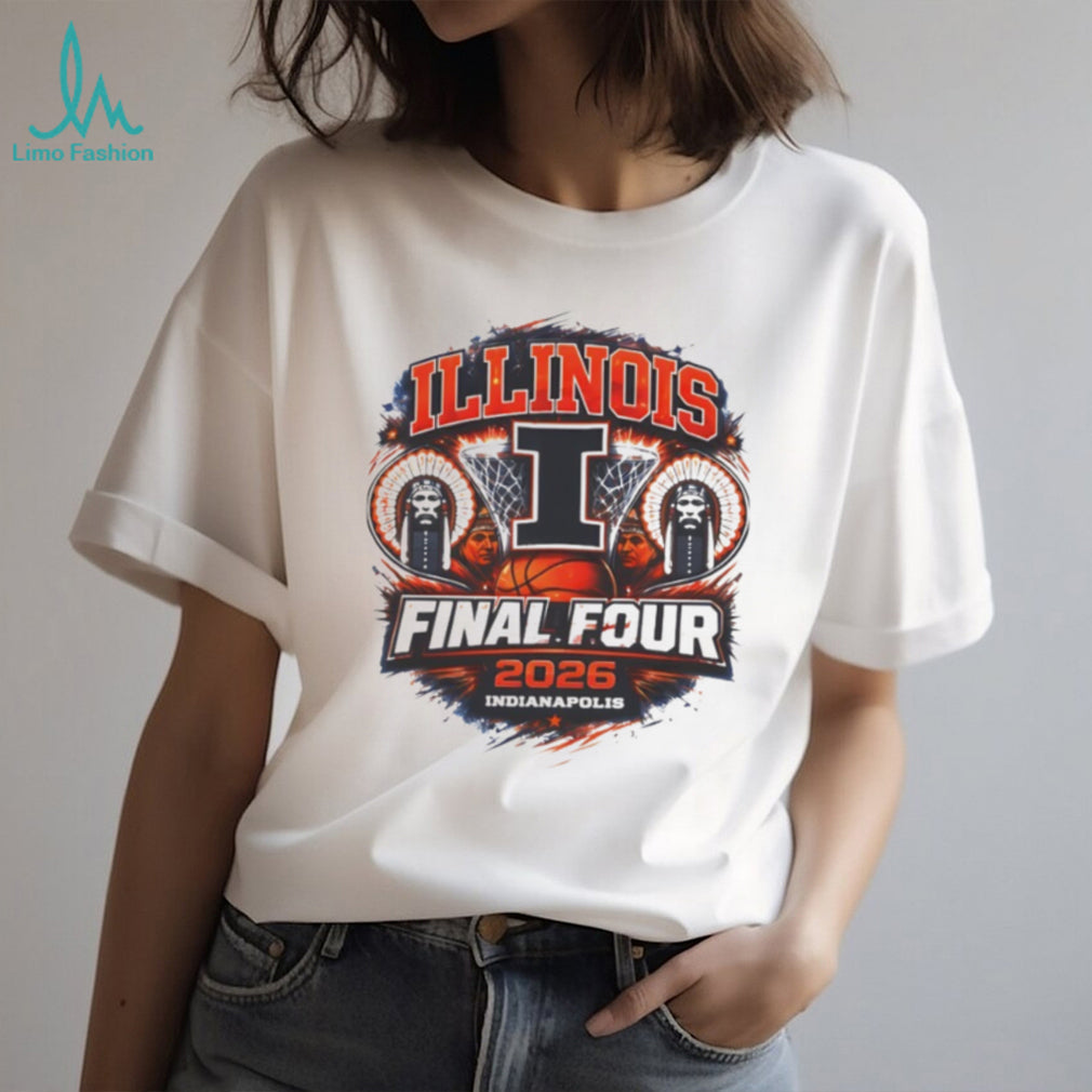 Illinois Fighting Illini 2026 Final Four Indianapolis Basketball T Shirt