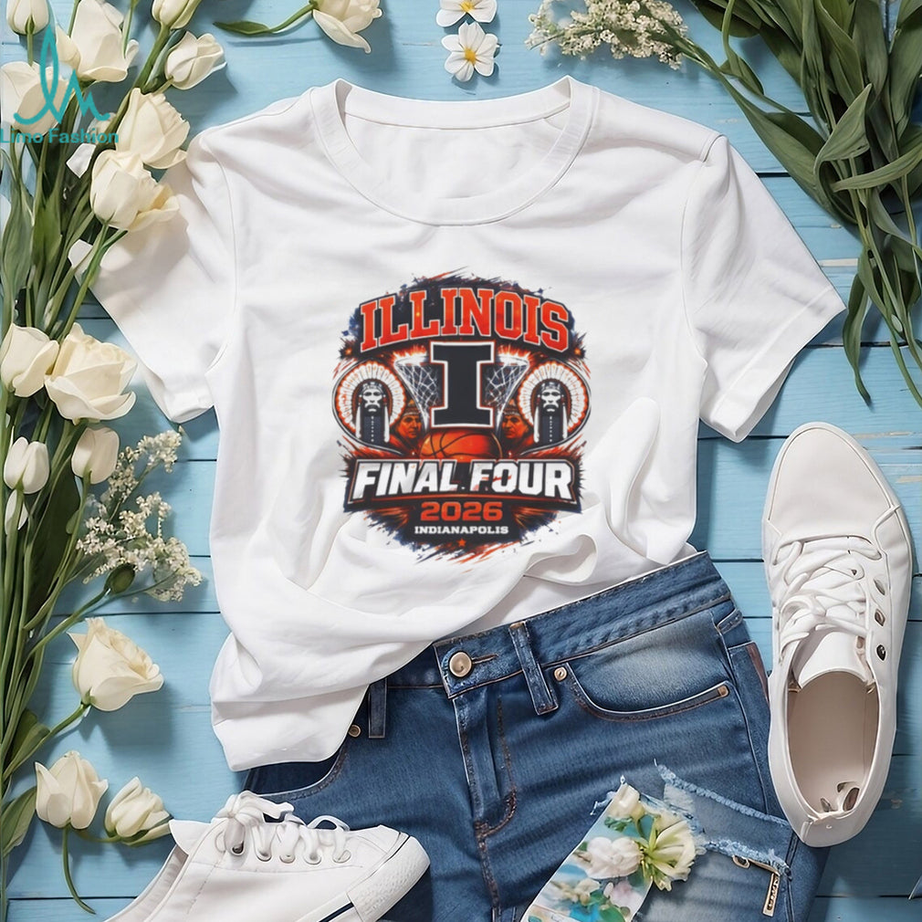 Illinois Fighting Illini 2026 Final Four Indianapolis Basketball T Shirt