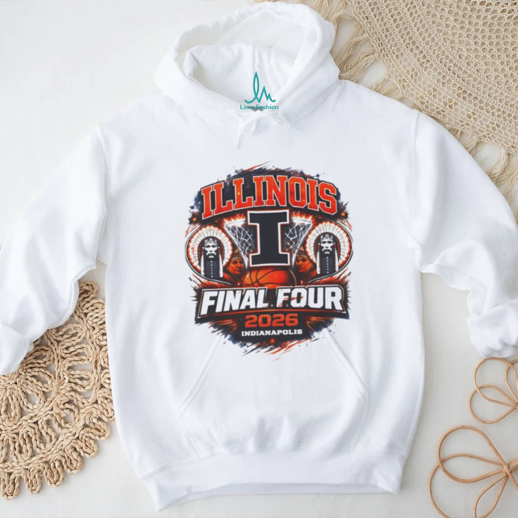 Illinois Fighting Illini 2026 Final Four Indianapolis Basketball T Shirt