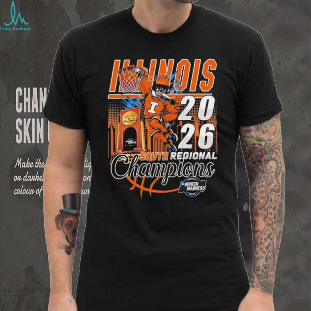 Illinois Fighting Illini 2026 South Regional Champions NCAA T Shirt