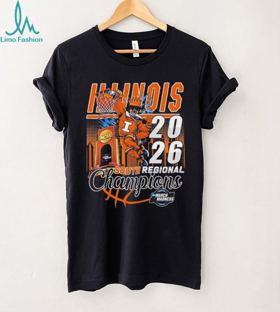 Illinois Fighting Illini 2026 South Regional Champions NCAA T Shirt