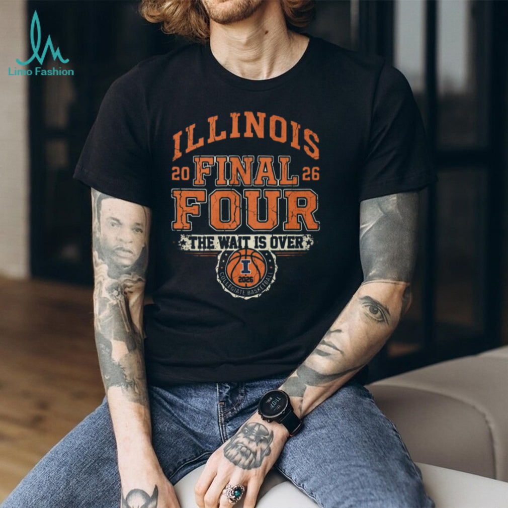 Illinois Fighting Illini Basketball Final Four 2026 The Wait Is Over T Shirt