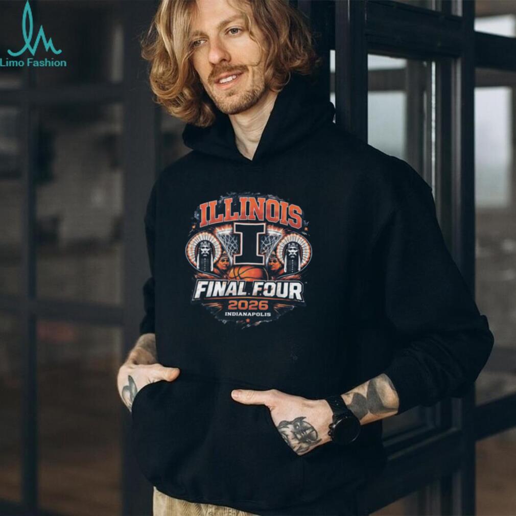 Illinois Fighting Illini Final Four 2026 Indianapolis Basketball T Shirt