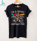 “I’m A Crazy Hispanic Fan” San Antonio Spurs Mascot Coyote Gold Chain T Shirt